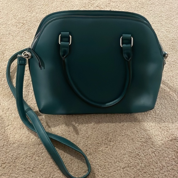 Nine West green satchel - Picture 2 of 6